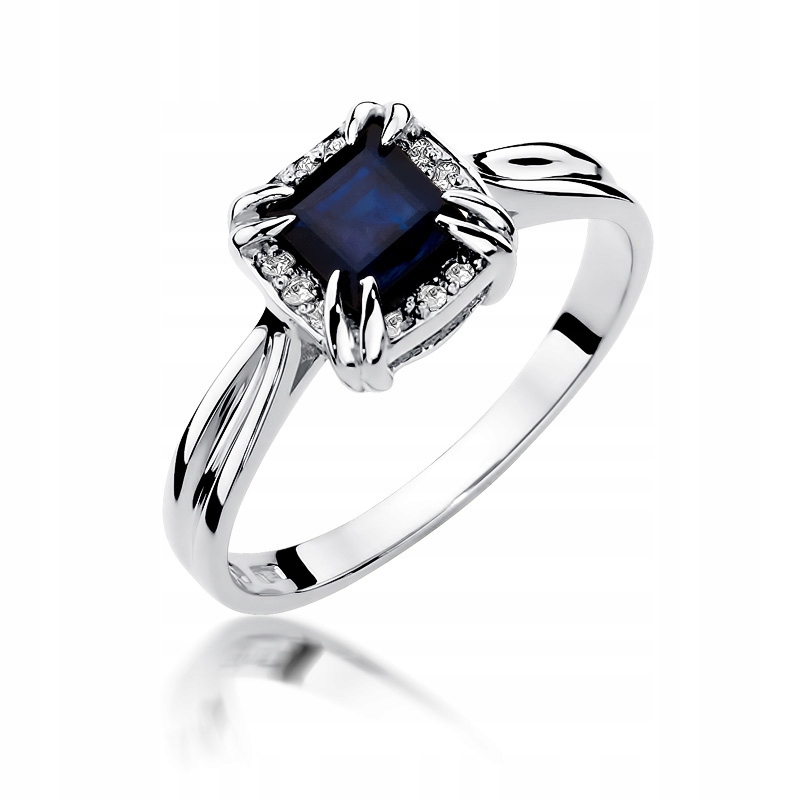Prsteň SAPPHIRE 1,70CT BRILLIANTS 0,06 ct BIELY