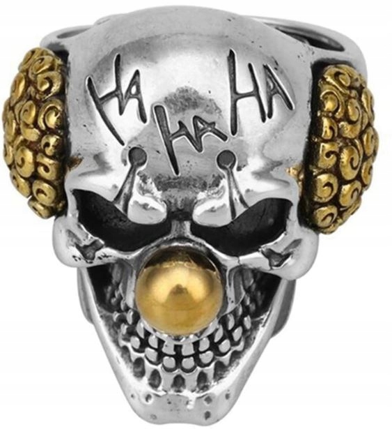 Sygnet Crush Joker Clown Skull uni