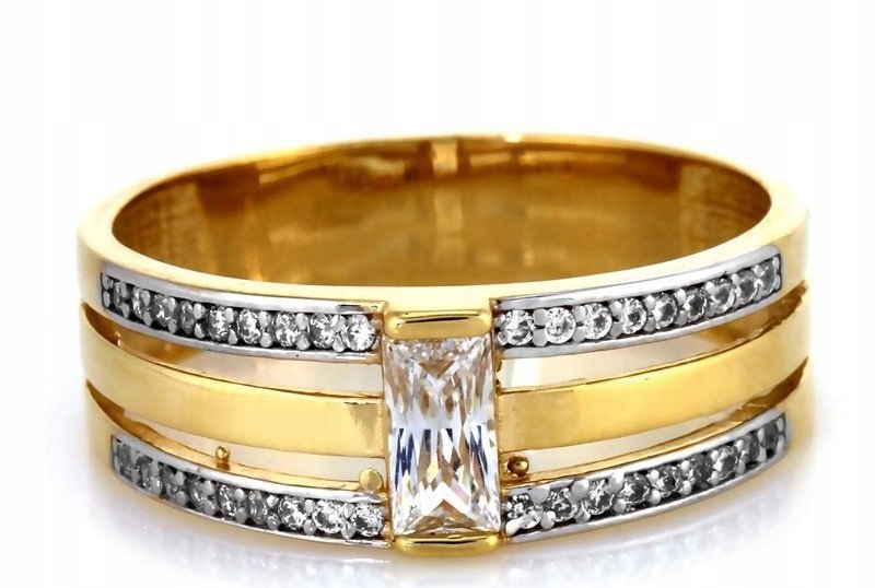 Krúžte tri stuhy r. 23 zlato 585 14ct