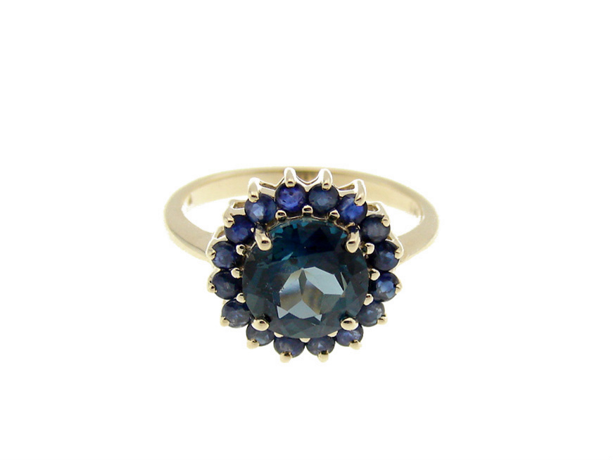 Prsteň Topaz London Blue VERONA YES šperky