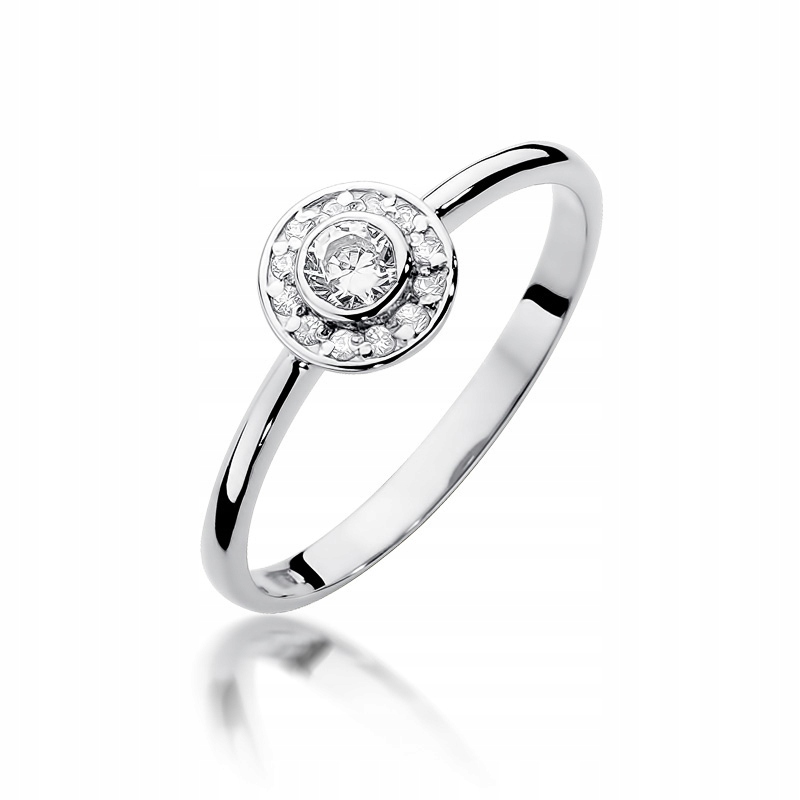 Zásnubný prsteň Diamanty Diamanty! Biele zlato
