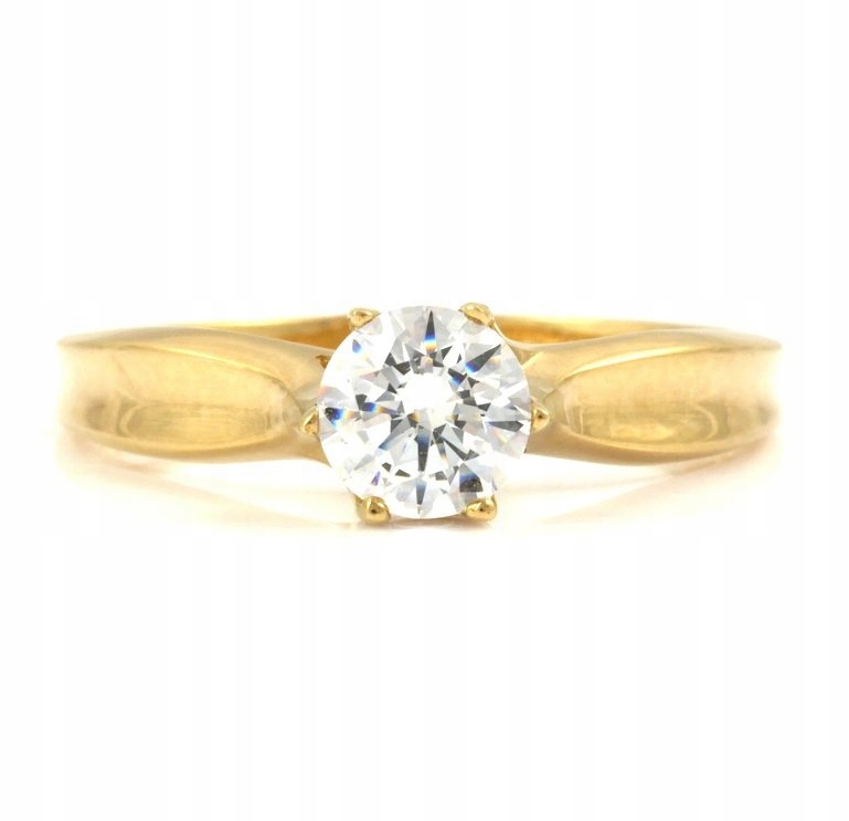 Prsteň ENGAGEMENT R.16 zlatý 333 8cT