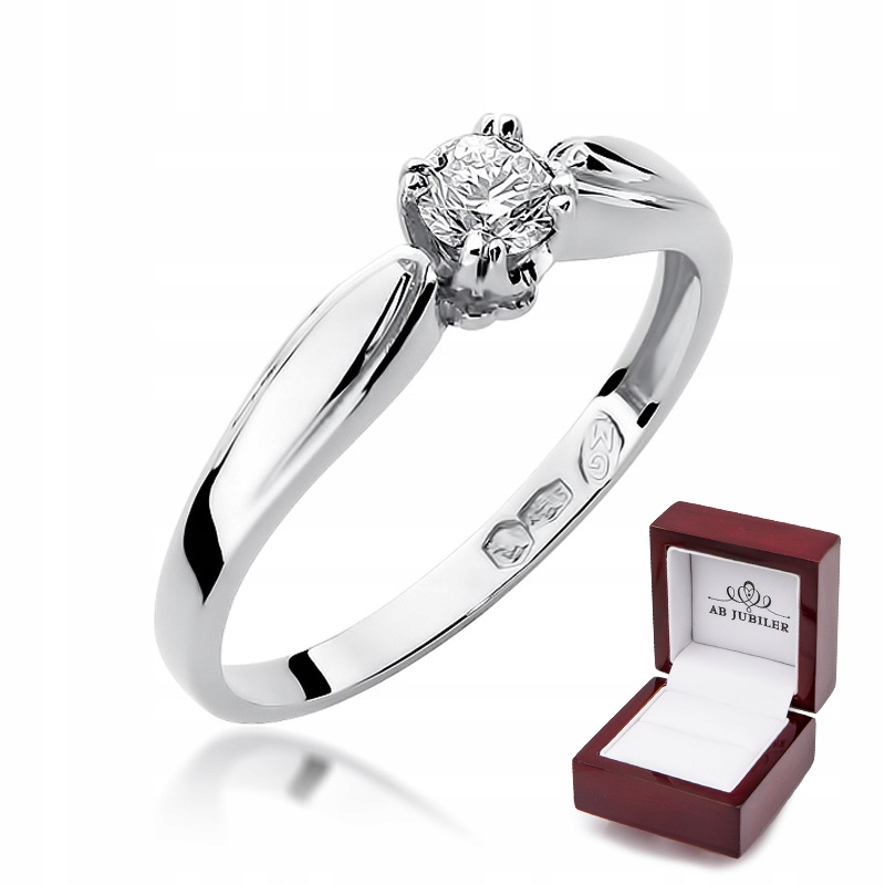 Diamantový zásnubný prsteň 0,24ct W-197