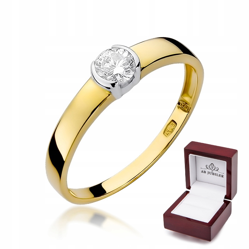 Diamantový zásnubný prsteň 0,25 ct W-138