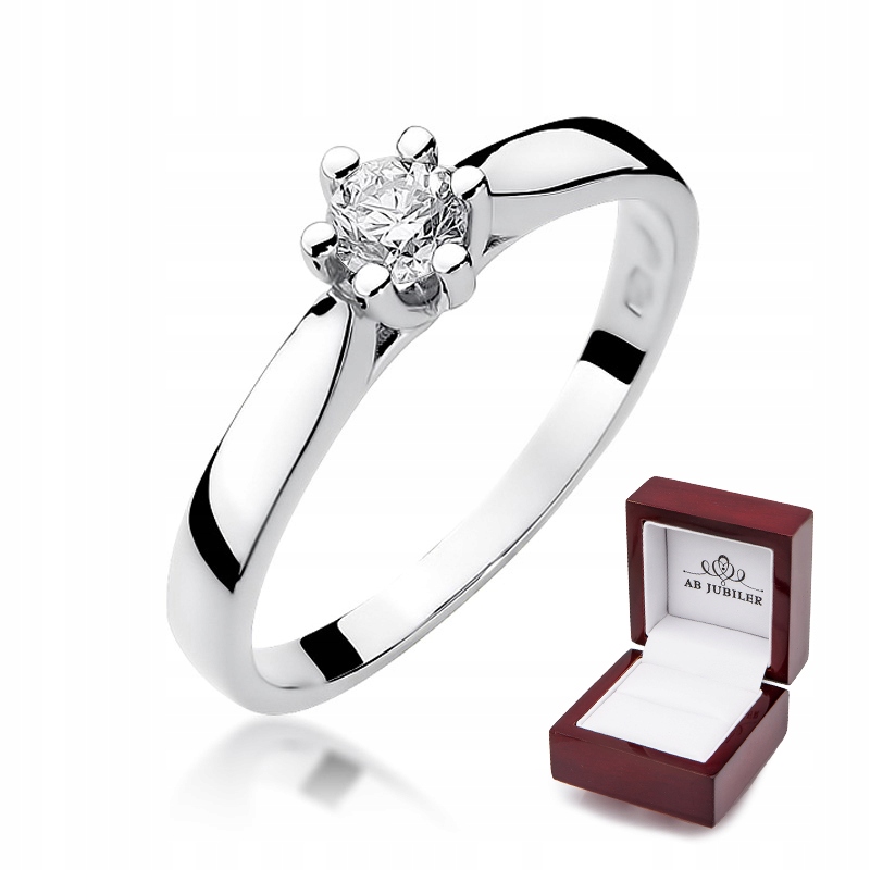 Diamantový zásnubný prsteň 0,25 ct W-222B