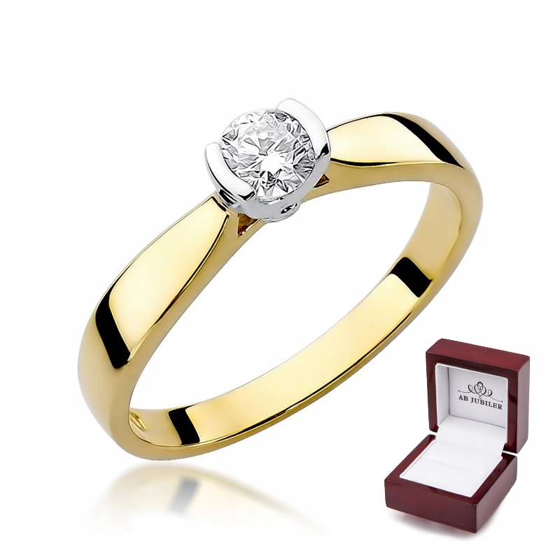 Diamantový zásnubný prsteň 0,25 ct W-223B