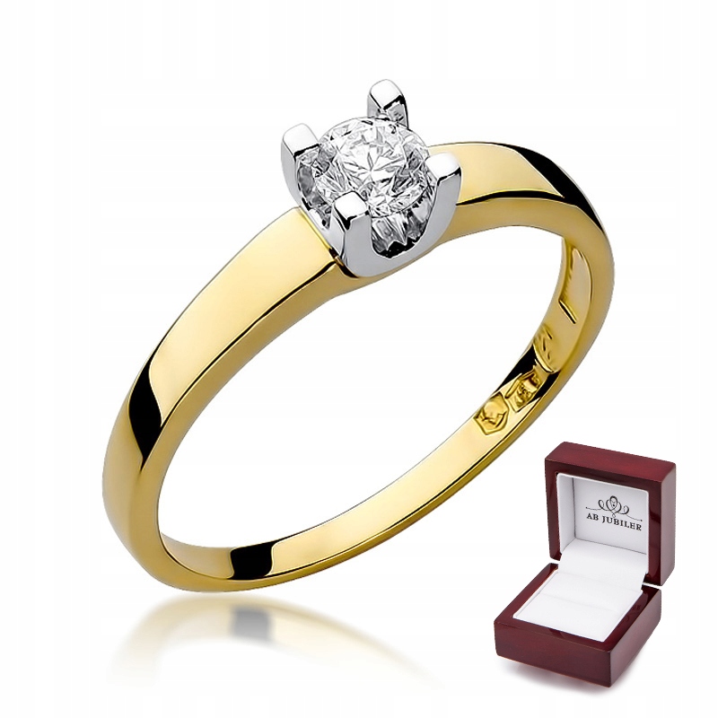Diamantový zásnubný prsteň 0,25 ct W-225B