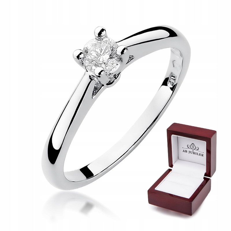 Diamantový zásnubný prsteň 0,25 ct W-298