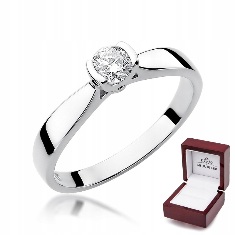 Diamantový zásnubný prsteň 0,30ct W-223B