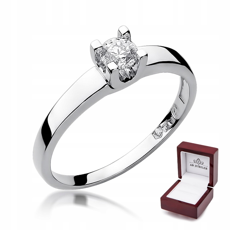 Diamantový zásnubný prsteň 0,30ct W-225B