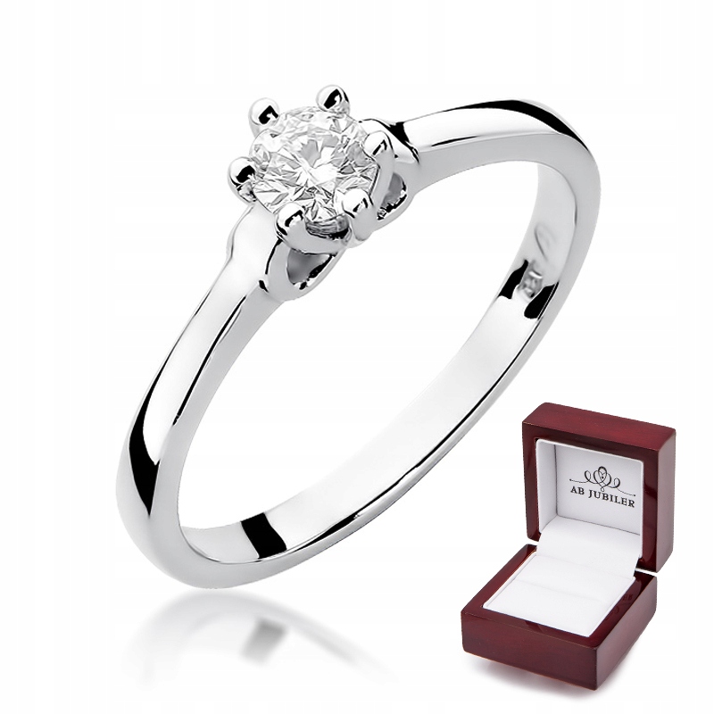 Diamantový zásnubný prsteň 0,30ct W-296