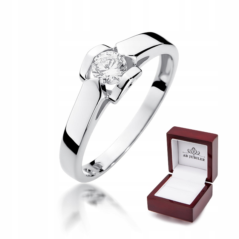 Diamantový zásnubný prsteň 0,30ct W-320
