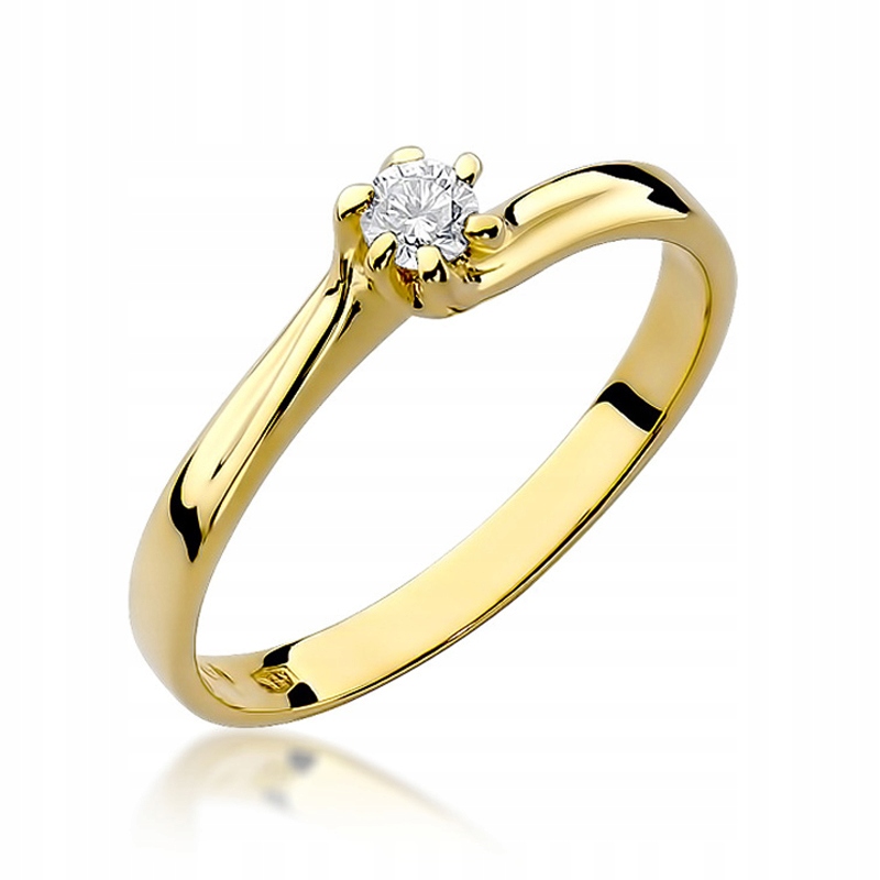 Zásnubný prsteň W-21 Diamond 0.1ct 585