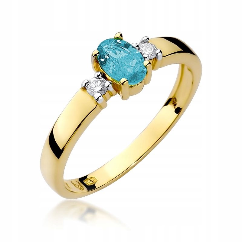 Zásnubný prsteň W-264 Topaz Diamonds 585