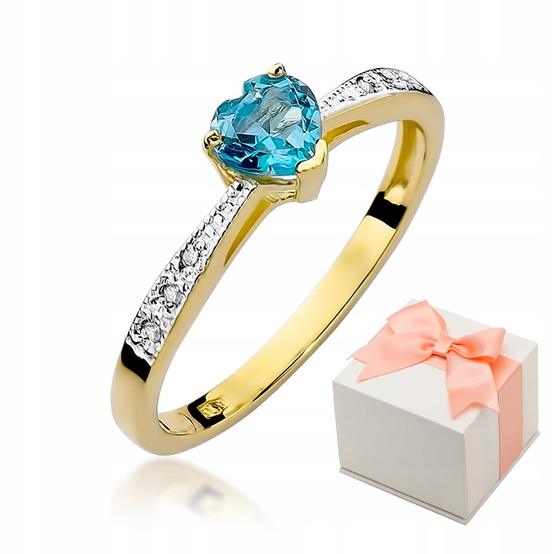 Zásnubný prsteň W-65 Topaz Diamonds