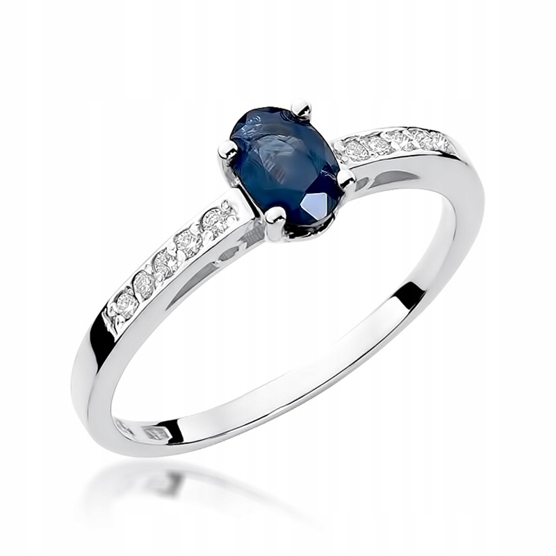 Zásnubný prsteň W-67 Sapphire Diamonds 585