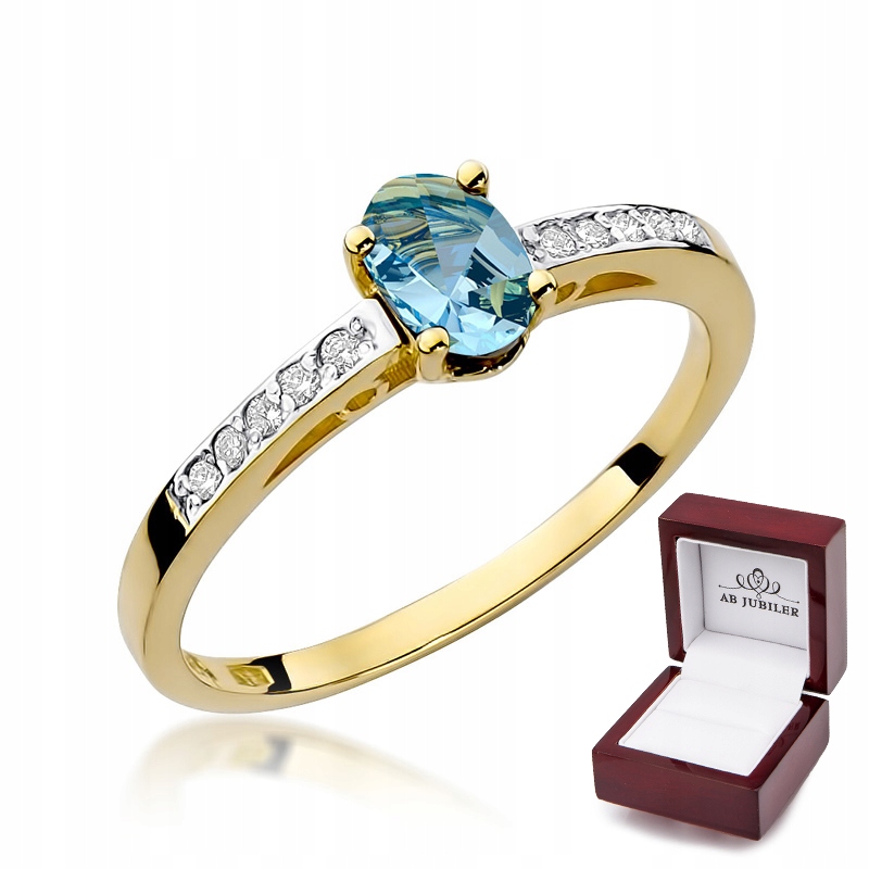 Zásnubný prsteň W-67 Topaz Diamonds