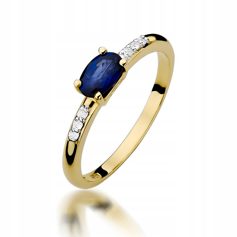 Zásnubný prsteň W-77 Sapphire Diamonds 585