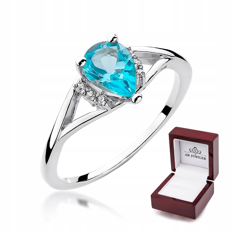 Zásnubný prsteň W-99 Topaz Diamonds