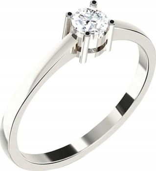 Zásnubný prsteň zlatý diamant 0,27K 15,7 mm