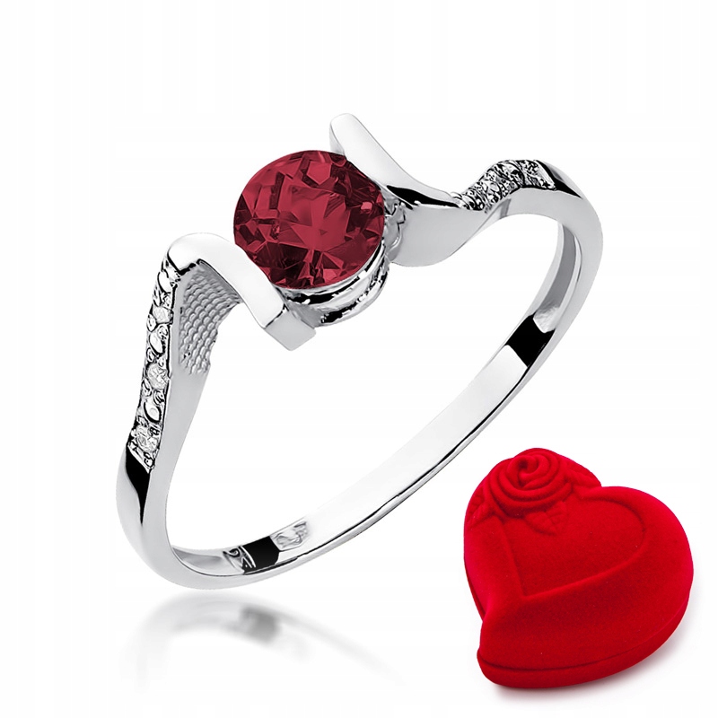 Zásnubný prsteň s identifikáciou W-120 Garnet Diamonds