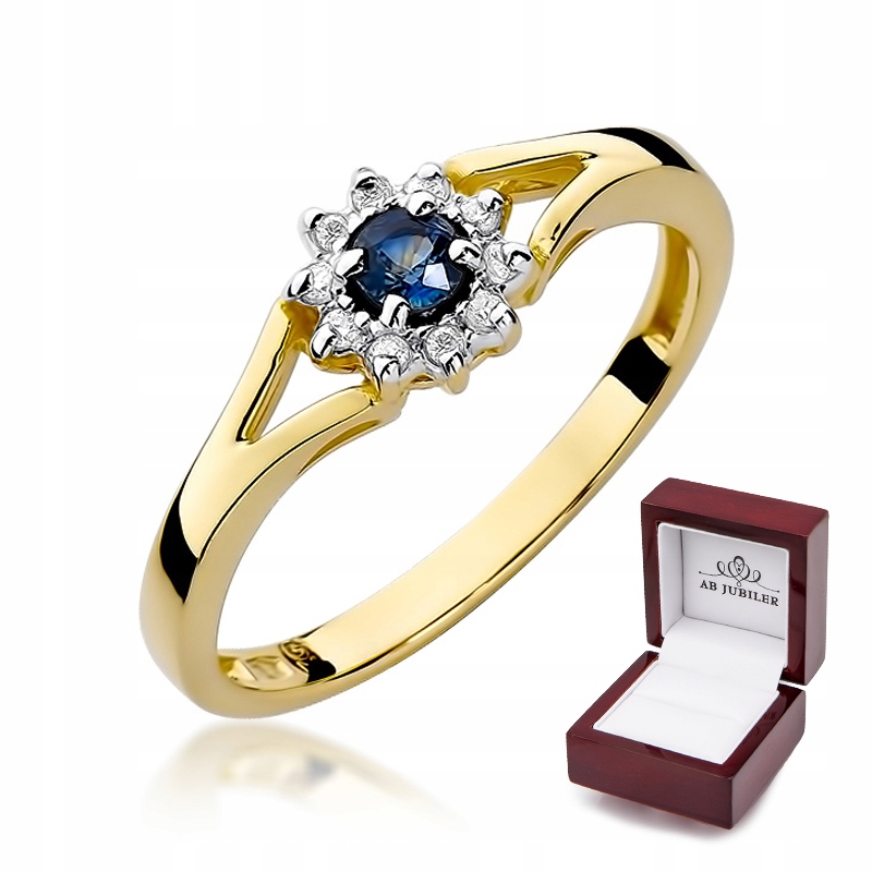 Zásnubný prsteň id W-185 Sapphire Diamonds