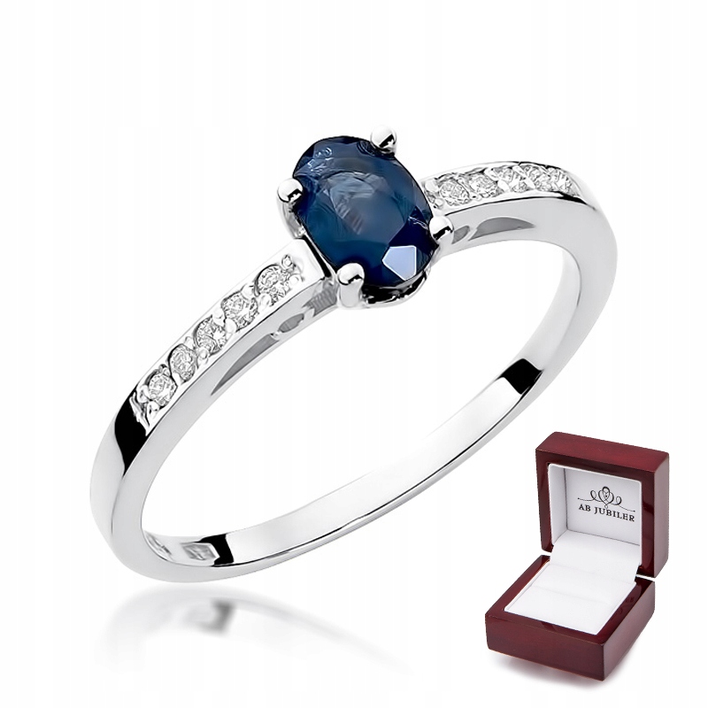 Zásnubný prsteň id W-67 Sapphire Diamonds