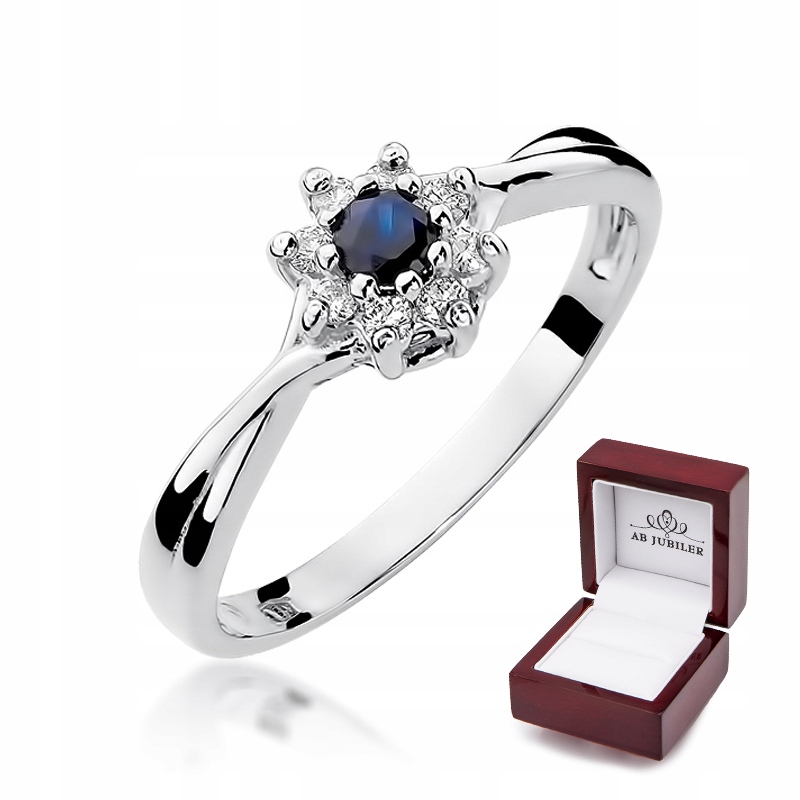 Zásnubný prsteň id W-72 Sapphire Diamonds