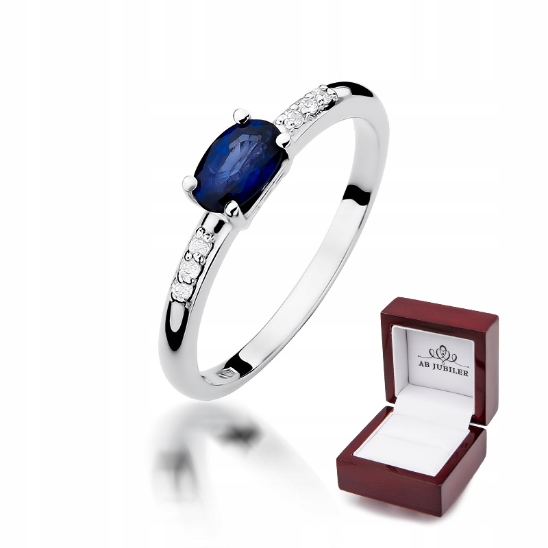 Zásnubný prsteň id W-77 Sapphire Diamonds