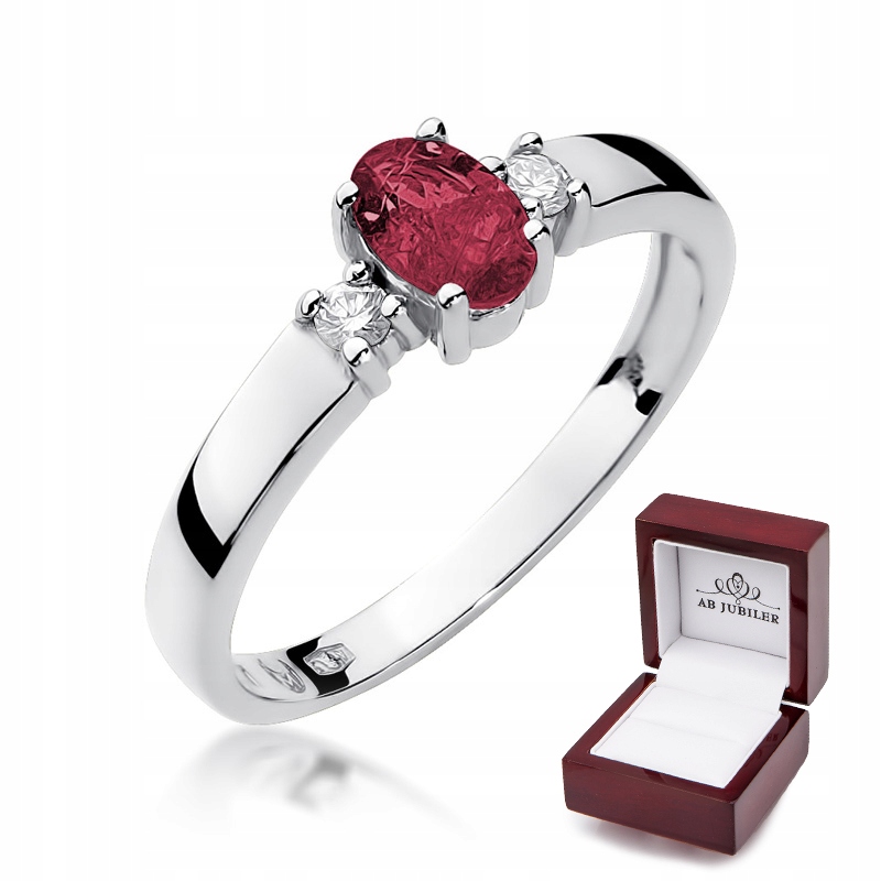 Zásnubný prsteň s diamantmi Ruby W-264