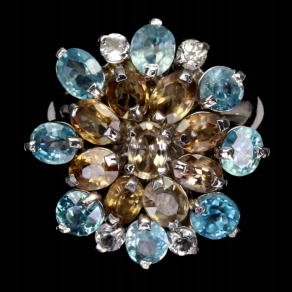 Strieborné kamienky Ring Silver Natural R 19