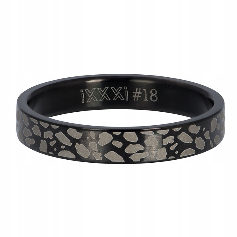 Prsteň IXXXi Black Panther 4 mm veľkosť 17