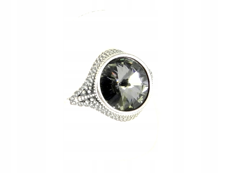 Krištáľový prsteň Swarovski Silver Night 18