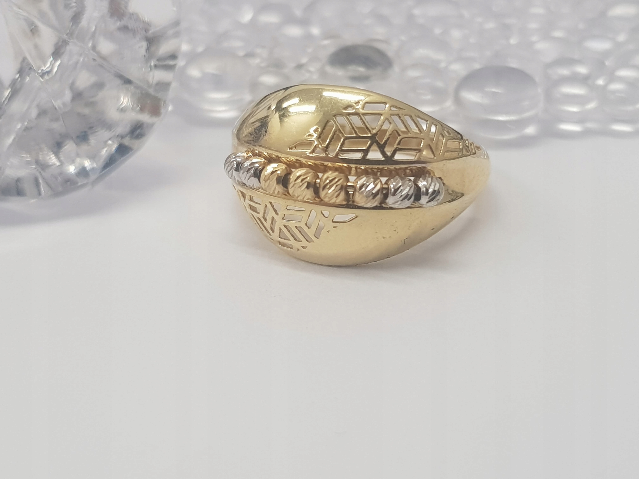 Nový zlatý prsteň, 585, R18 14K