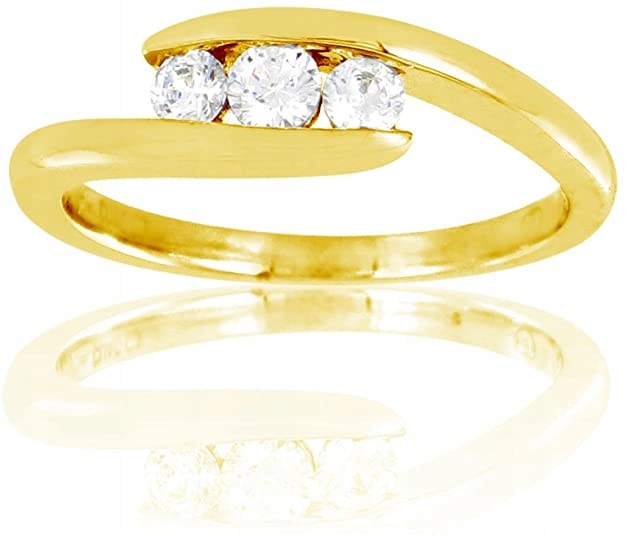 Prsteň. 14 Diamonds 0,31 CT zlato 375 9 ct