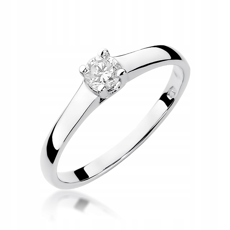 DIAMANTOVÝ krúžok 0,20 ct 0,585 Gravírovanie