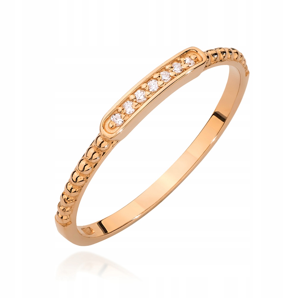 Zlatý prsteň ROSE s gravírovaním DIAMONDS +