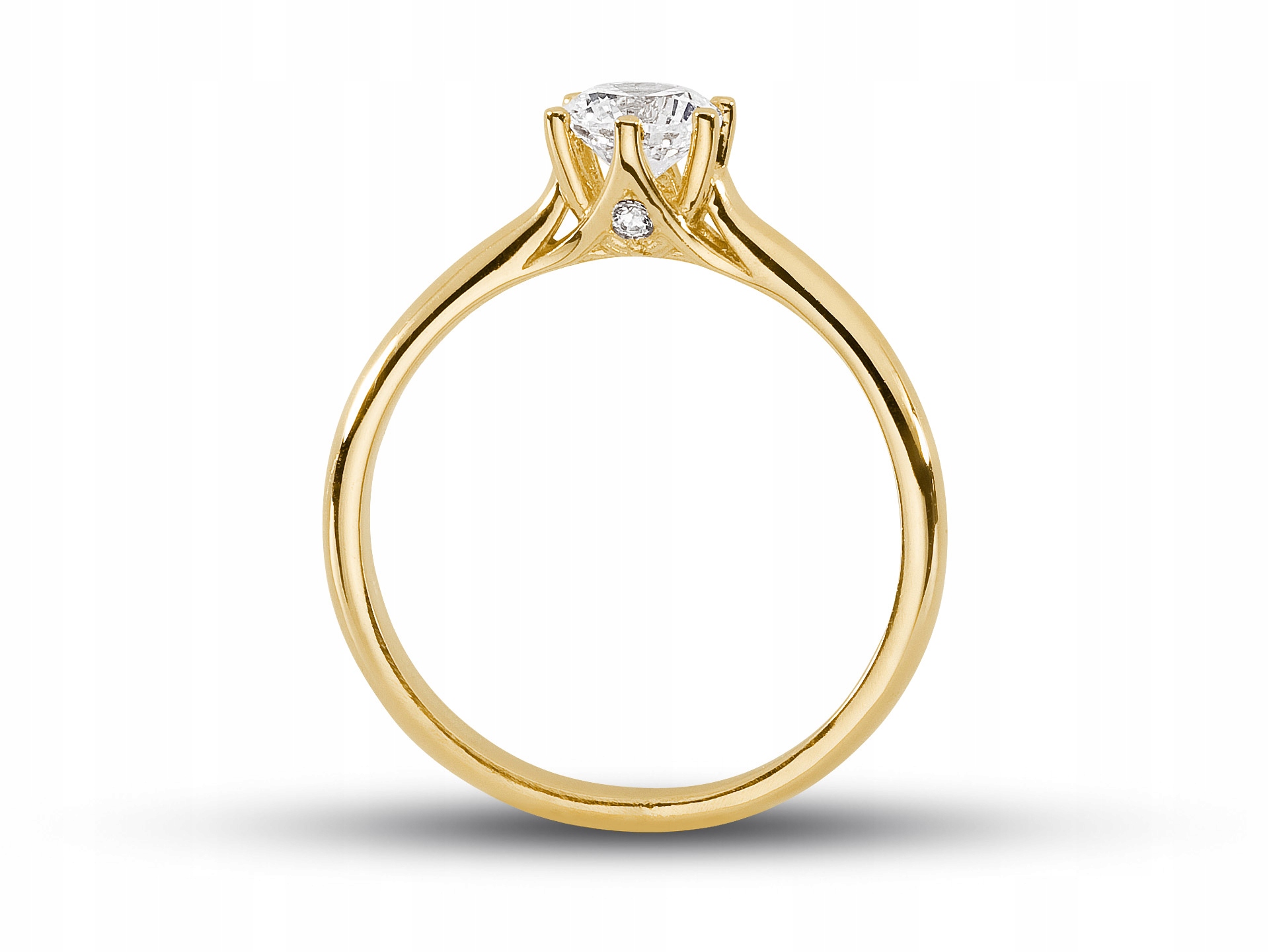 Diamantový prsteň s certifikátom IGI 0,43 ct Si / H