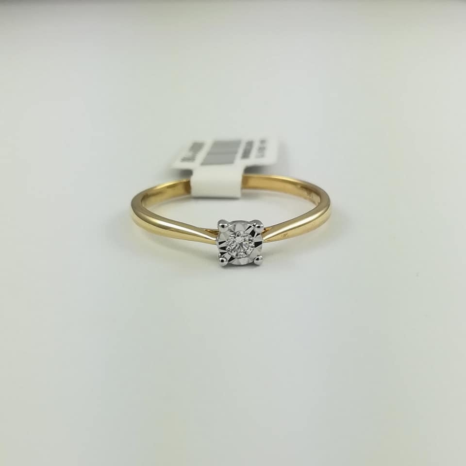 Prsteň s diamantmi R73490 YW ARENART