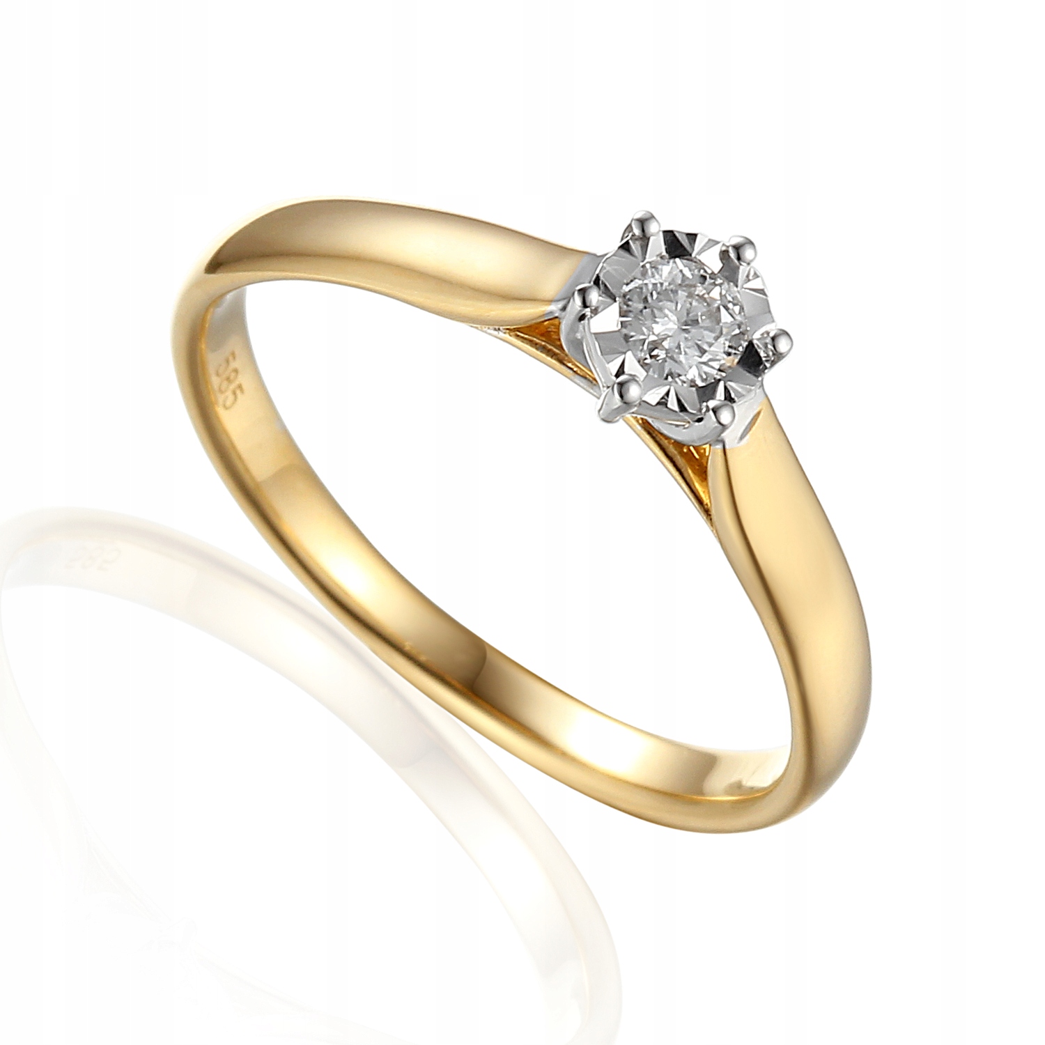 Prsteň R61118 YW Arenart 0,14 ct