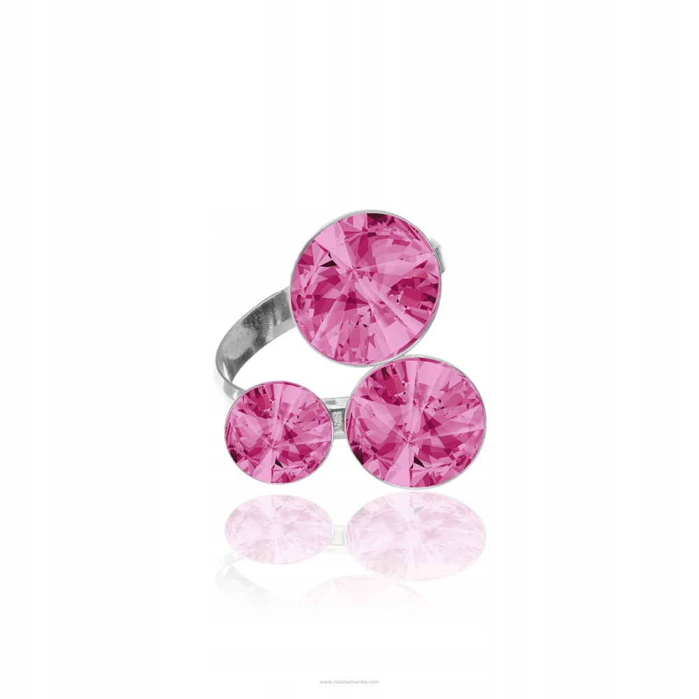 Prsteň s kryštálmi Swarovski