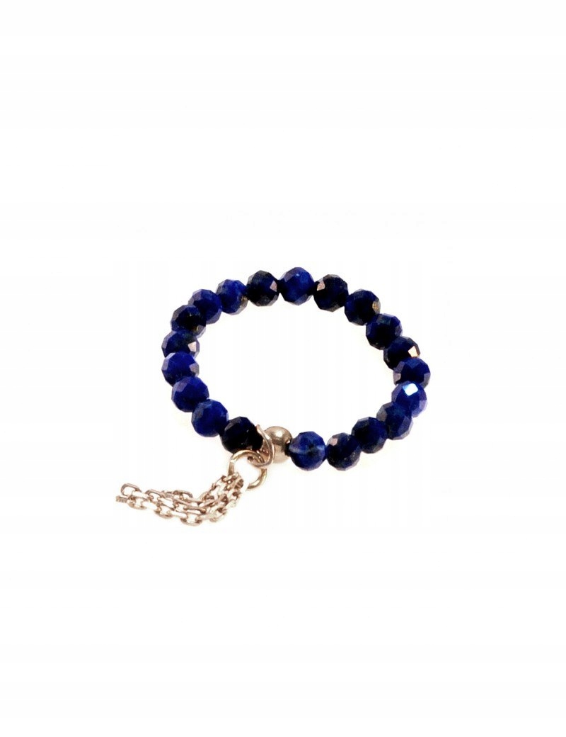 Prsteň s retiazkou Lapis Silver 925