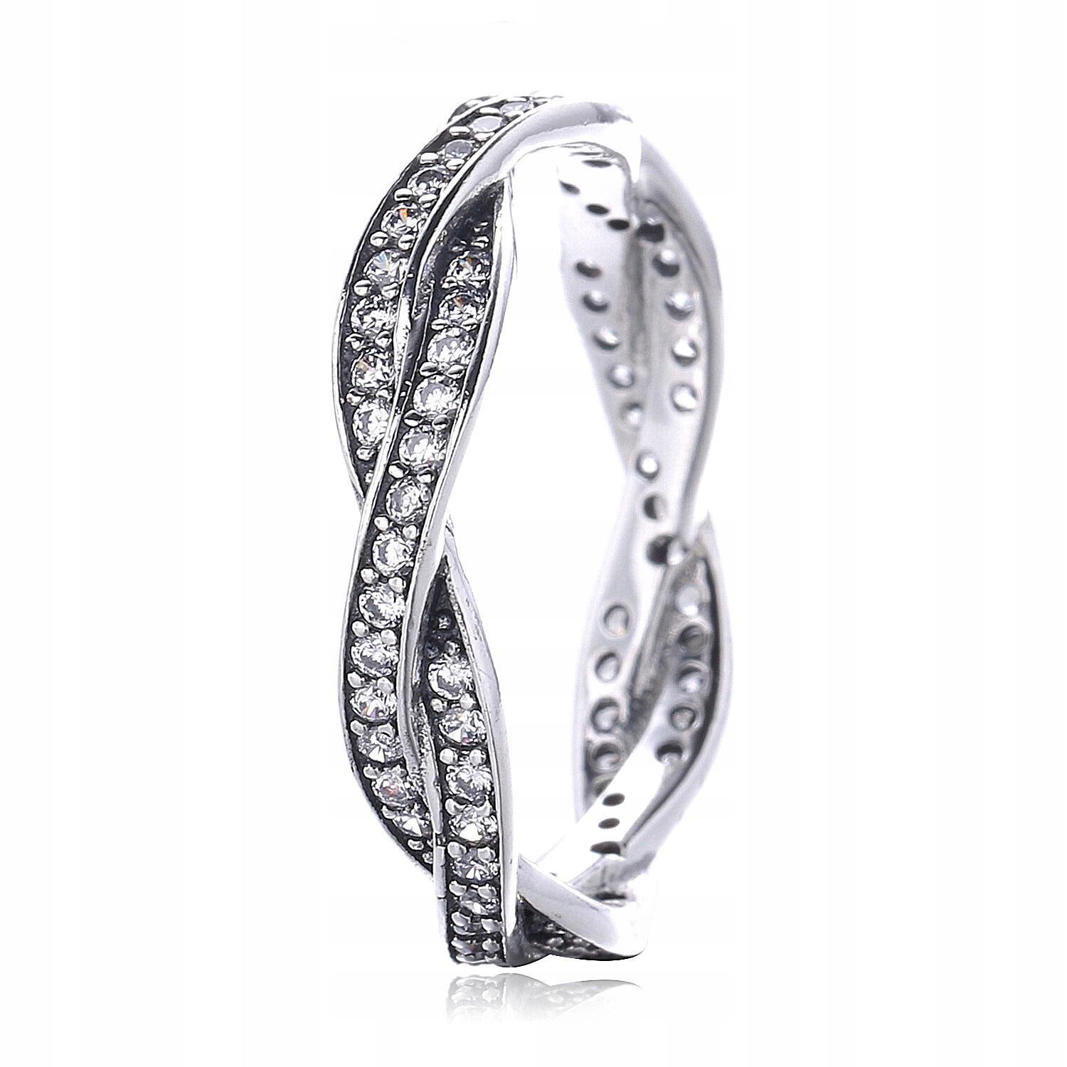 Zásnubný prsteň Ajax 925 Silver Crystal Cl