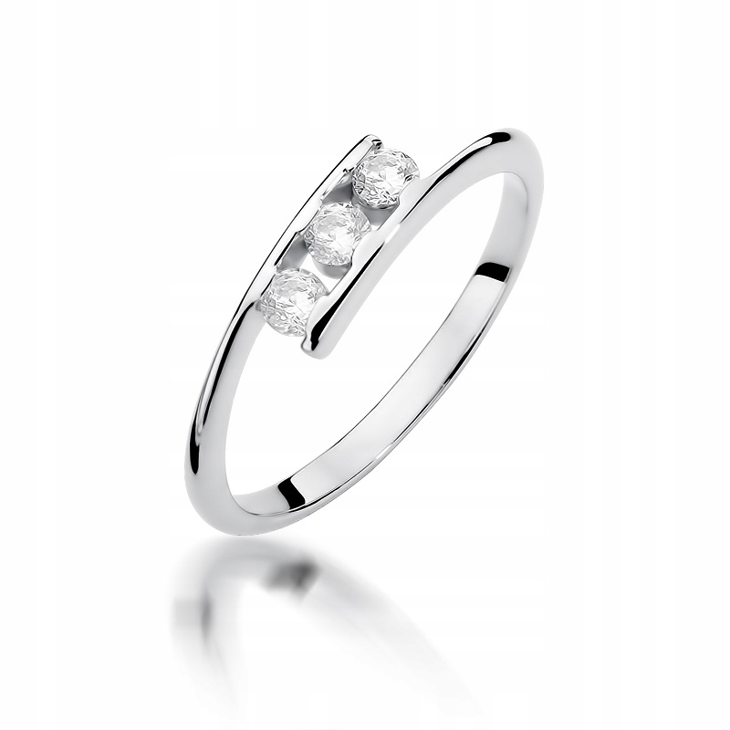Zásnubný prsteň BRYLANT Diamond! Biele zlato
