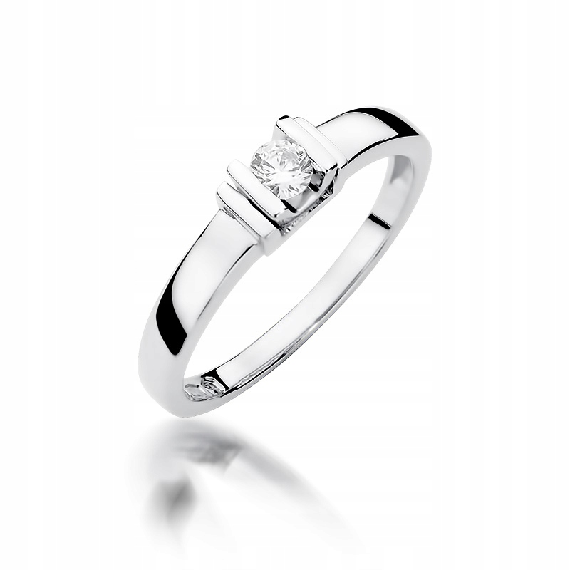 Embarking prsteň biele zlato diamant 0,10ct