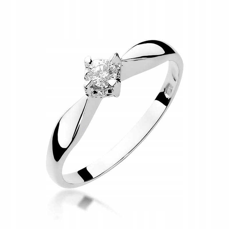 Przemicień Diamond Diamond Diamond 0,12 CT White Zloty