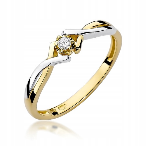 Diamantový zásnubný prsteň Diamond 0,04 ct