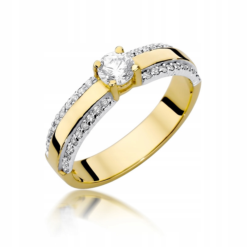 Diamanty kruhu vybavenia 0,45 CT zlato !!