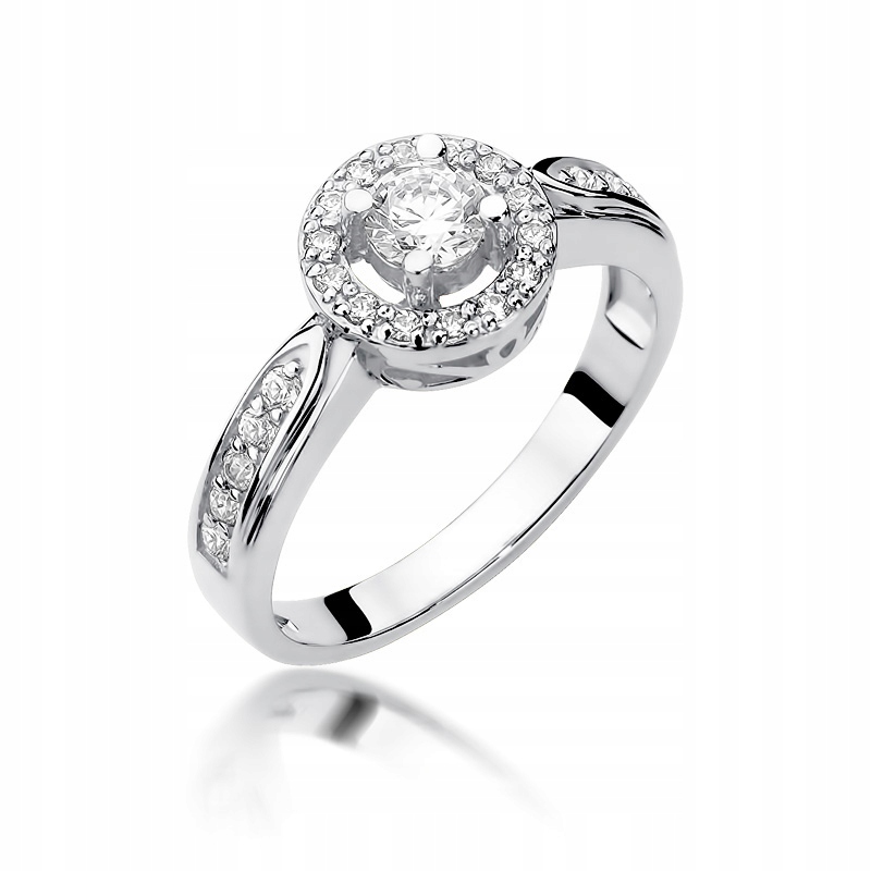 Zásnubný prsteň Brilliants WHITE GOLD 0,585