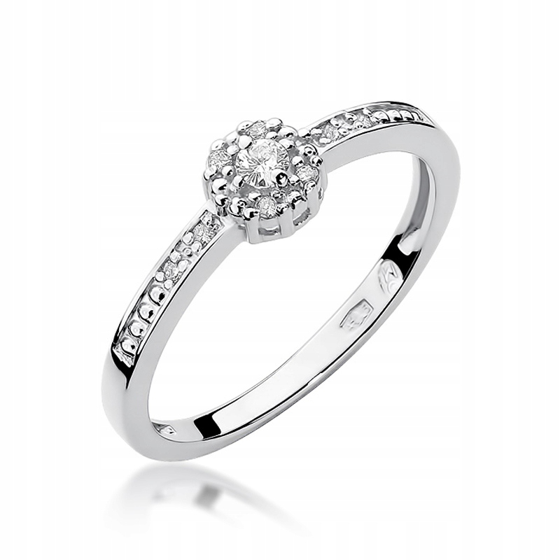 Diamant diamantu s zásnubným krúžkom 0,09 CT
